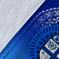 Fiji Tapa Tribal Coconut Tree Blanket - LT12 - Polynesian Pride