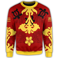 Hawaii - Hawaiian Quilt Style Sweatshirt - AH - Polynesian Pride