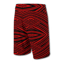 Hawaii Polynesian Tatau Board Shorts Red - Polynesian Pride