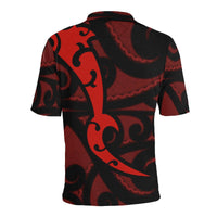 Maori Red Mangopare Polo Shirt - Polynesian Pride