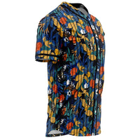 Tropical Buttterfly And Flower Baseball Jersey - Polynesian Pride