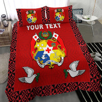 (Custom Personalised) Tonga Bedding Set Be Unique Version 01 Red LT13 - Polynesian Pride