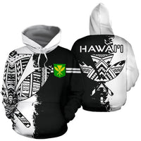 Kanaka Polynesian Sport Hoodie Mystic Style Unisex White - Polynesian Pride