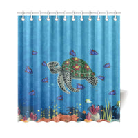 Hawaii Turtle Shower Curtain - Polynesian Pride