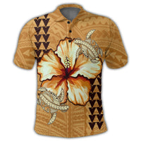 Hawaiian Vintage Hibiscus Polo Shirt - Polynesian Pride