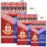 Kolisi Tonga College Atele And Tupou College Toloa Area Rug Together - Unique LT8 - Polynesian Pride