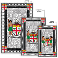 Fiji Area Rug Black Style No.1 LT6 - Polynesian Pride