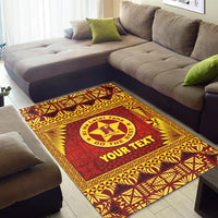 (Custom Personalised) Tonga Niuafo'ou High School Area Rugs Simplified Version LT8 - Polynesian Pride