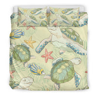 Hawaiian World Animals In Sea Bedding Set - Polynesian Pride