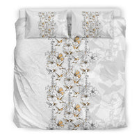 Hawaiian Hibiscus Hummingbirds Pattern Bedding Set - Polynesian Pride