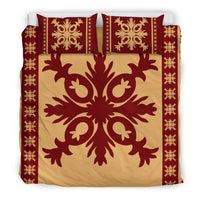 Hawaiian Quilt Pattern Pineaple Nice Bedding Set - Polynesian Pride