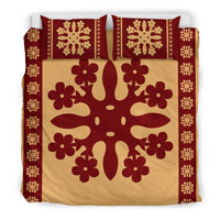 Hawaiian Quilt Pattern Flower Dream Polynesian Bedding Set - Polynesian Pride