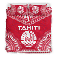 Tahiti Flag Polynesian Chief Duvet Cover Set - Polynesian Pride