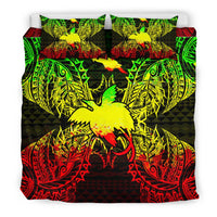 Polynesian Bedding Set - Papua New Giunea Duvet Cover Set Map Reggae - Polynesian Pride