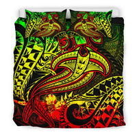 Polynesian Bedding Set - Reggae Shark Polynesian Tattoo - Polynesian Pride