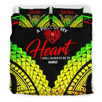 Hawaii Bedding Set - A Piece Of My Heart - Polynesian Pride