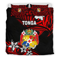 Mate Ma'a Tonga Rugby Bedding Set Polynesian Unique Vibes - Red - Polynesian Pride