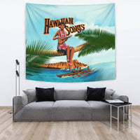 Hawaiian Song Tapestry - Polynesian Pride