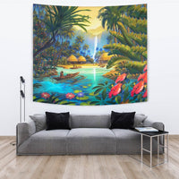 Vintage Village Tapestry - Polynesian Pride