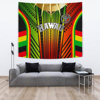 Hawaii Polynesian Tapestry - Tribal Ornamental One Style Large 104" x 88" Reggae - Polynesian Pride