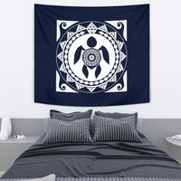 Turtle Polynesian Circle Tapestry - Polynesian Pride