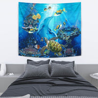 Animal Ocean Tapestry - Polynesian Pride