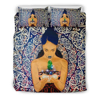 Maori Goddesses With Hei Tiki Bedding Set - Polynesian Pride