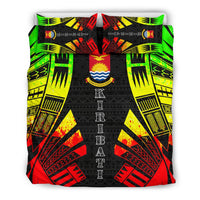 Kiribati Duvet Cover Set - Polynesian Tattoo Reggae - Polynesian Pride