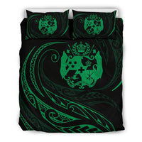 Tonga Bedding Set - Green - Frida Style Green - Polynesian Pride