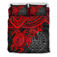Tahiti Polynesian Duvet Cover Set - Red Turtle - Polynesian Pride