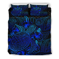Polynesian Bedding Set - Palau Duvet Cover Set Blue Color - Polynesian Pride