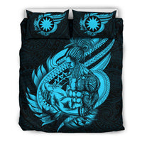 Polynesian Bedding Set - Nauru Duvet Cover Set Father And Son Emerald - Polynesian Pride