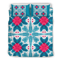 Hawaii Pattern Christmas Tropical Hawaiian Bedding Set - Zoo Style - AH - Polynesian Pride