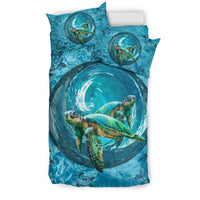Hawaiian Whirlpool Turtle Polynesian Bedding Set - Polynesian Pride