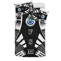 Federated States of Micronesia Duvet Cover Set - Polynesian Tattoo - Polynesian Pride