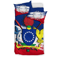 Cook Islands Duvet Cover Set - Cook Islands Coat Of Arms Premium (Duvet Covers) - Polynesian Pride