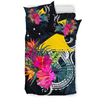 Polynesian Bedding Set - Tokelau Duvet Cover Set Tropical Flowers - Polynesian Pride