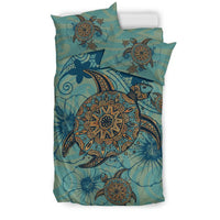 Hawaii Turtle Hibiscus Bedding Set - Pastel - LH Style - Polynesian Pride