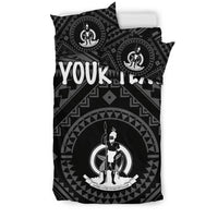 Vanuatu Personalised Bedding Set - Vanuatu Seal With Polynesian Tattoo Style - Polynesian Pride