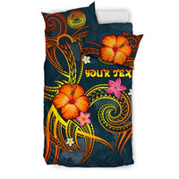 American Samoa Polynesian Personalised Bedding Set - Legend of American Samoa (Blue) - Polynesian Pride