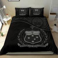 Polynesian Duvet Cover Set - Samoa Bedding Set Black - Polynesian Pride