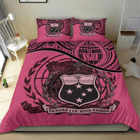 Polynesian Duvet Cover Set - Samoa Bedding Set Pink - Polynesian Pride
