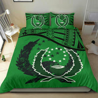 Pohnpei Duvet Cover Set - Pohnpei Flag Green - Polynesian Pride