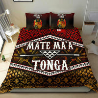 Polynesian Bedding Set - Mate Ma'a Tonga Duvet Cover Set Black - Polynesian Pride