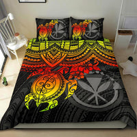 Polynesian Hawaii Duvet Cover Set - Reggae Turtle - Polynesian Pride