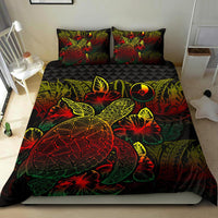 Polynesian Bedding Set - Yap Duvet Cover Set Reggae Color - Polynesian Pride