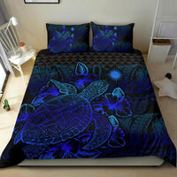 Polynesian Bedding Set - Marshall Islands Duvet Cover Set Blue Color - Polynesian Pride