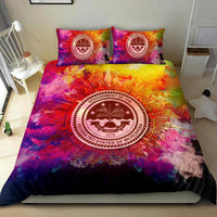 Polynesian Bedding Set Federated States Of Micronesia Duvet Cover Set Bright Style - Polynesian Pride