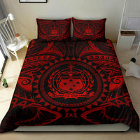 Samoa Polynesian Bedding Set - Samoa Duvet Cover Set - Samoa Red Seal - Polynesian Pride