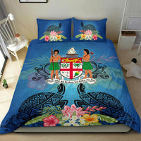 Fiji Bedding Set - Turtle Hibiscus Tapa Patterns - Polynesian Pride